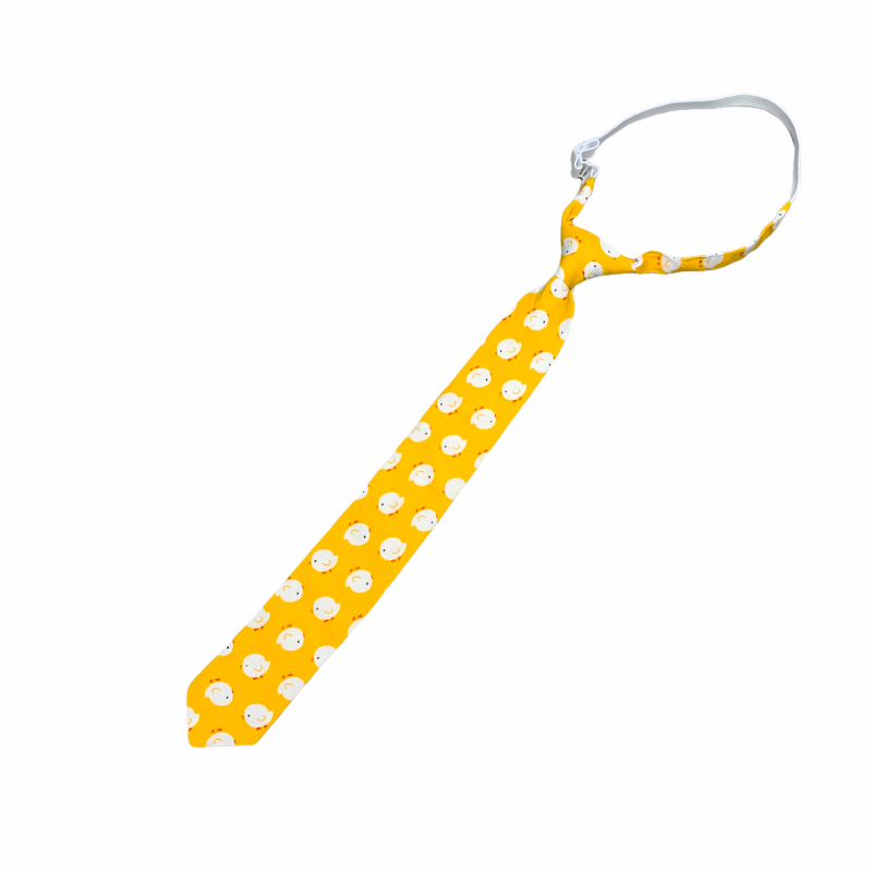 Žlutá chlapecká kravata Kuře