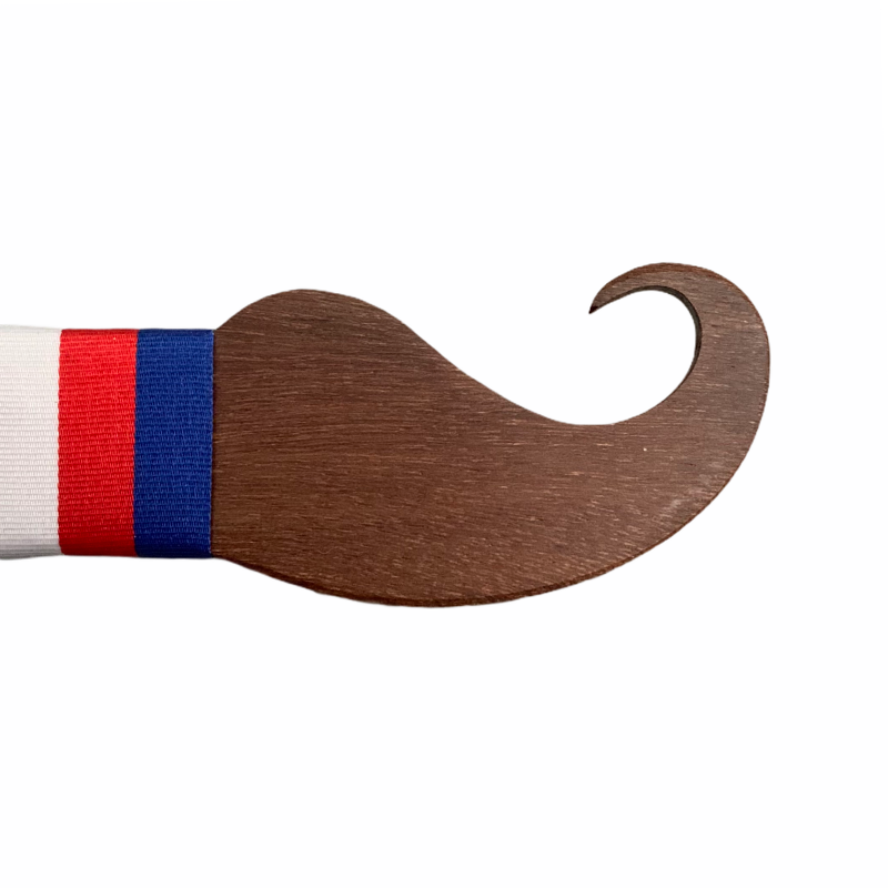 Dřevěný pánský motýlek Knír Česko 