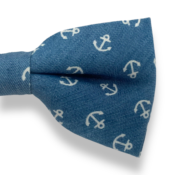 Modrý motýlek Kotva denim