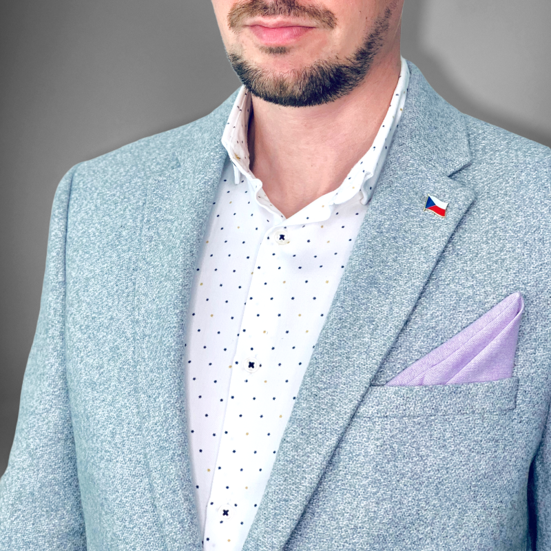 Fialový kapesník do saka Color Cotton 