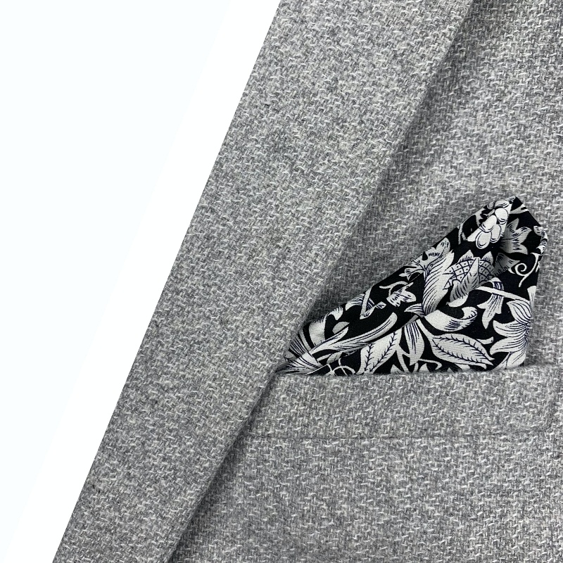 Černý kapesníček do saka Tropic 