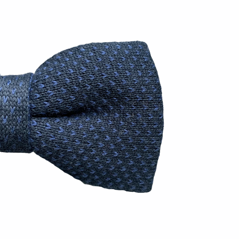 Modrý pánský motýlek Knit HM arrow