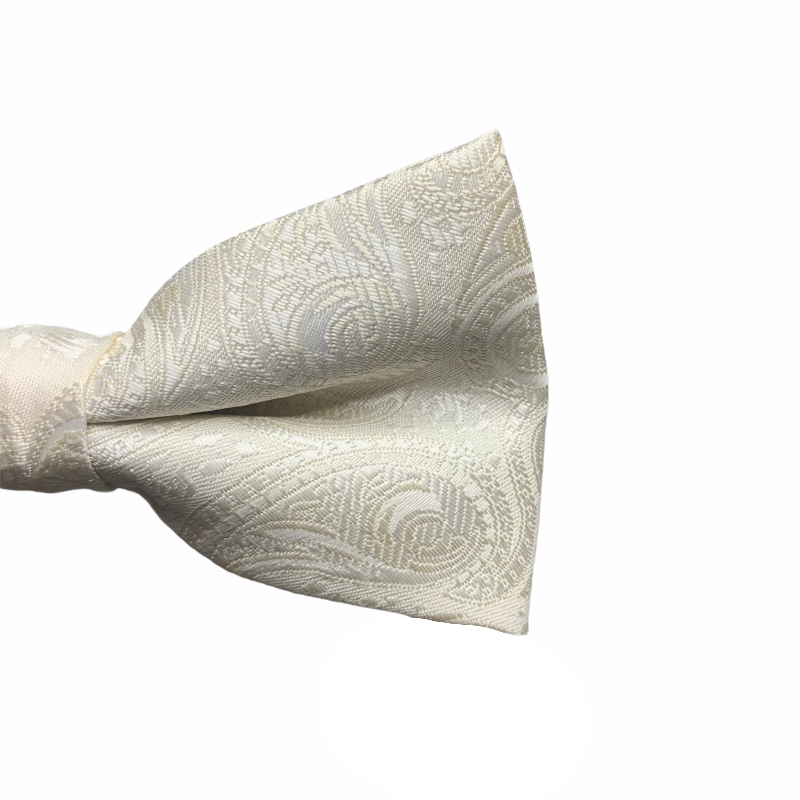 Krémově bílý pánský motýlek Vintage