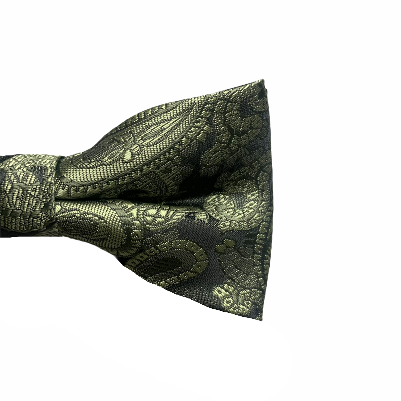 Černo - zelený pánský motýlek Vintage