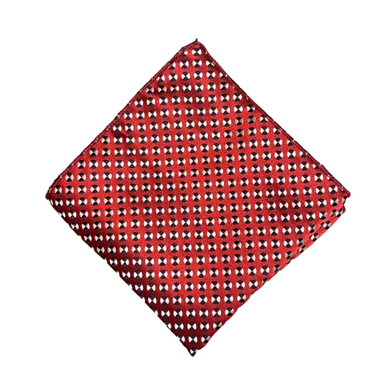 Červený kapesník do saka Vrtule 