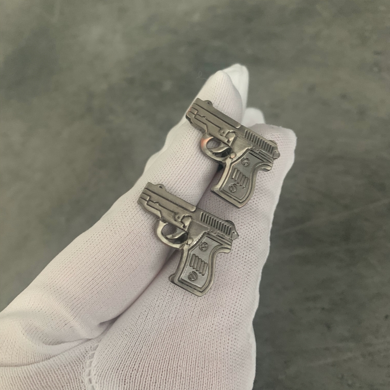 Manžetové knoflíčky Pistole 9 MM II. jakost