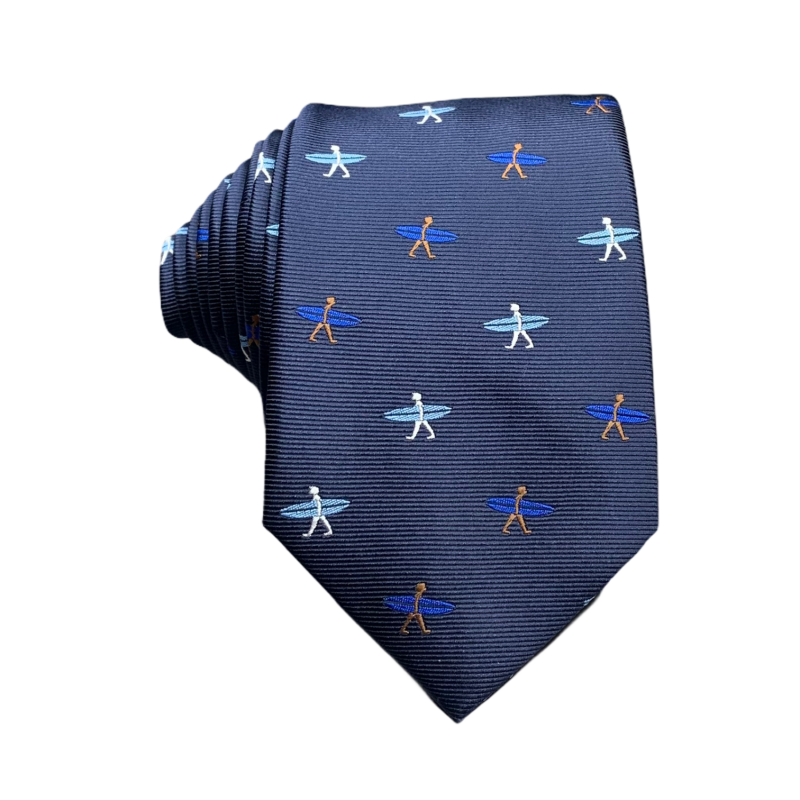 Modrá kravata Surfař 