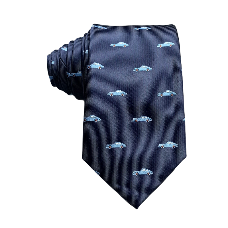 Modrá kravata Sportovní automobil 911