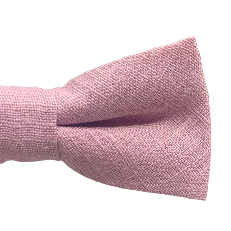 Růžový chlapecký motýlek Cotton 