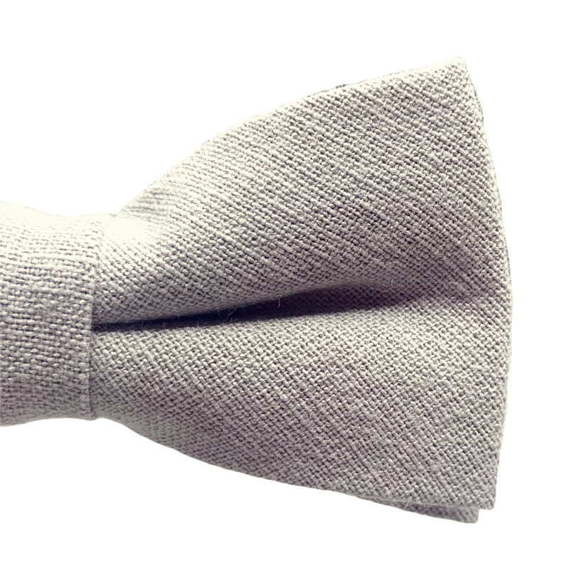 Šedý chlapecký motýlek Cotton 