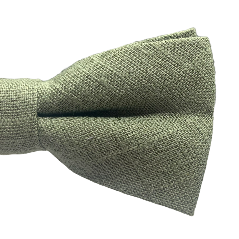 Světle zelený chlapecký motýlek Cotton 