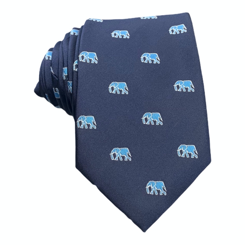 Modrá kravata Slon 