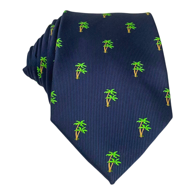 Modrá kravata Palma 