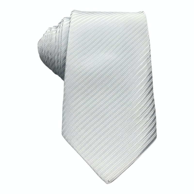 Stříbrná kravata Stripes 