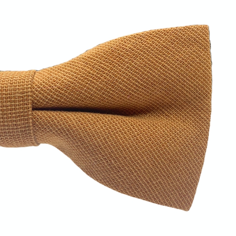 Hnědý pánský motýlek Cotton One 