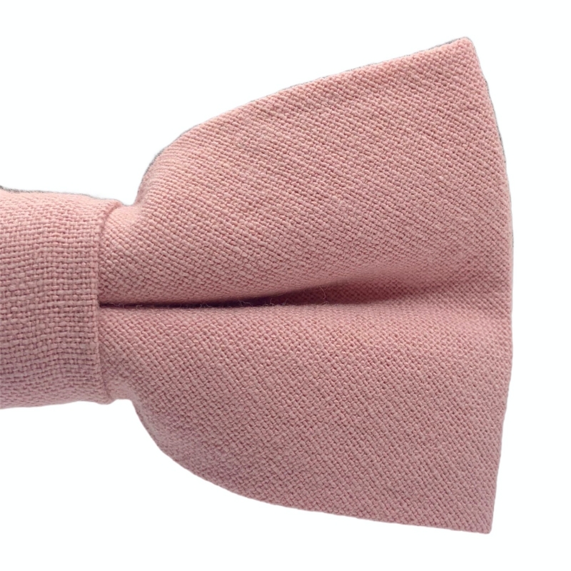Růžový pánský motýlek Cotton One 