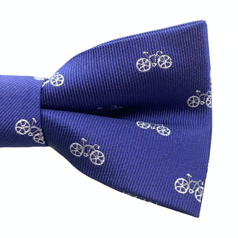 Modrý pánský motýlek Silniční kolo 