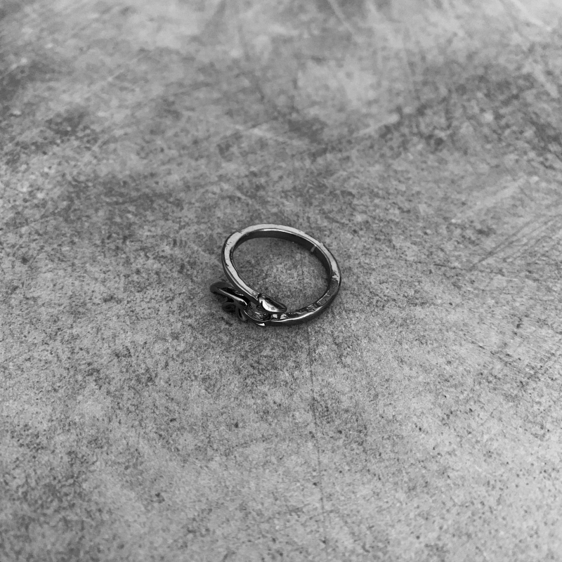 Šedý prsten Křídlo a šíp 