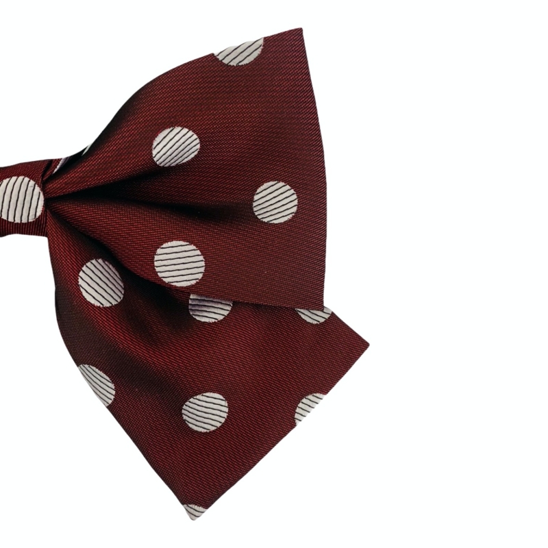 Vínový dámský motýlek Puntík 