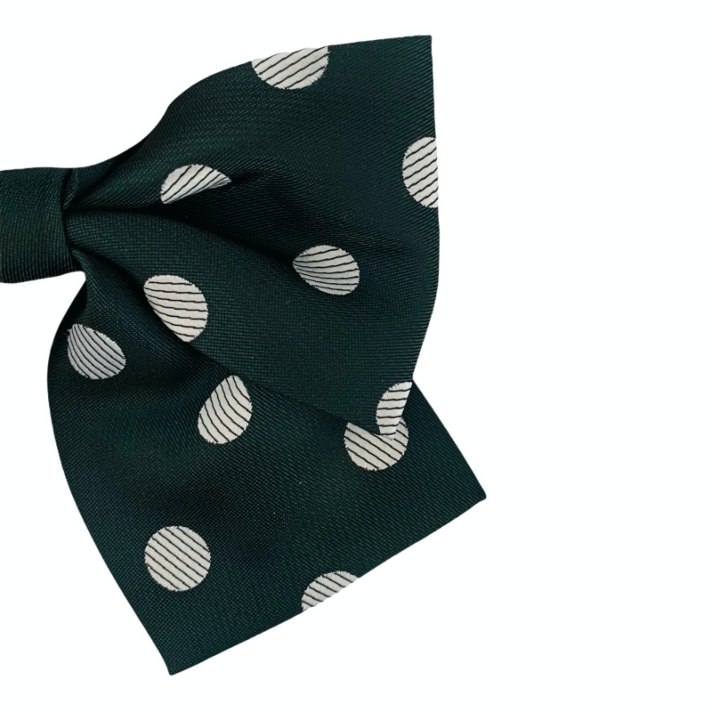 Tmavě zelený dámský motýlek Puntík 