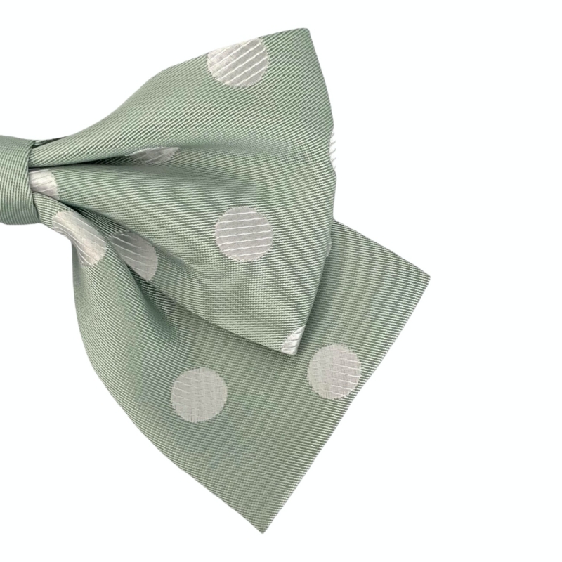 Světle zelený dámský motýlek Puntík 