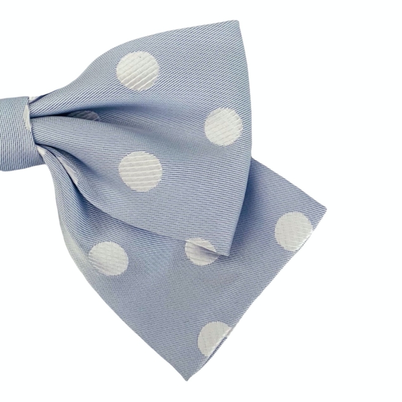 Světle modrý dámský motýlek Puntík 