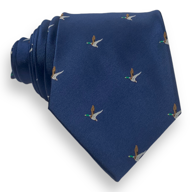 Modrá kravata Divoká kachna 