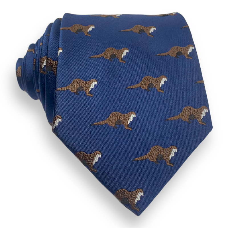 Modrá kravata Vydra 