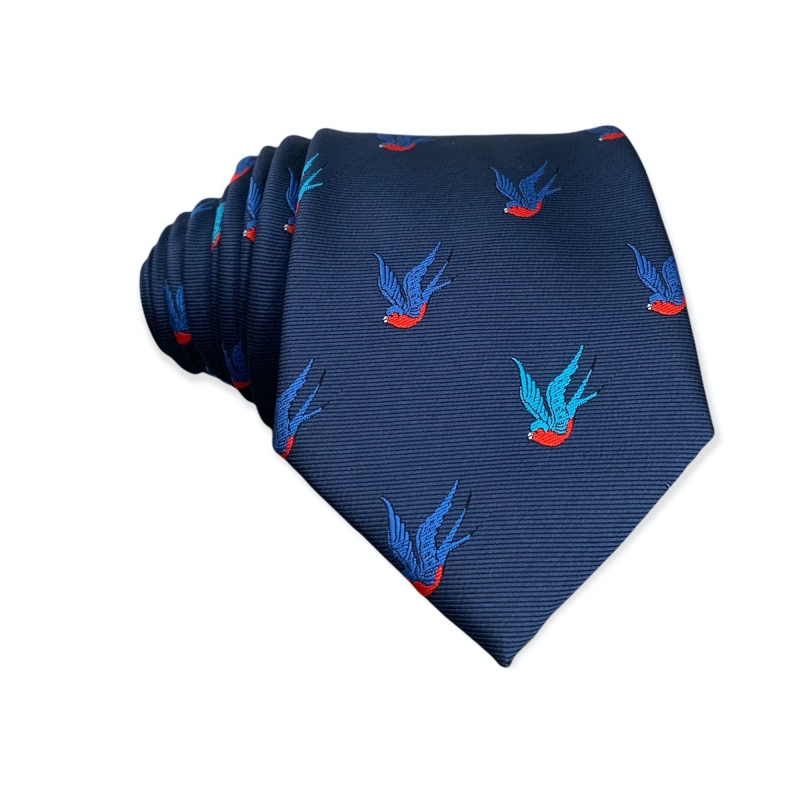 Modrá kravata Vlaštovka 