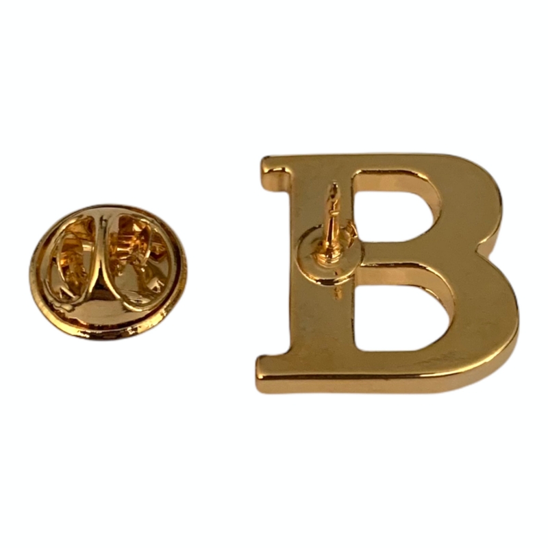 Zlatá brož písmeno B