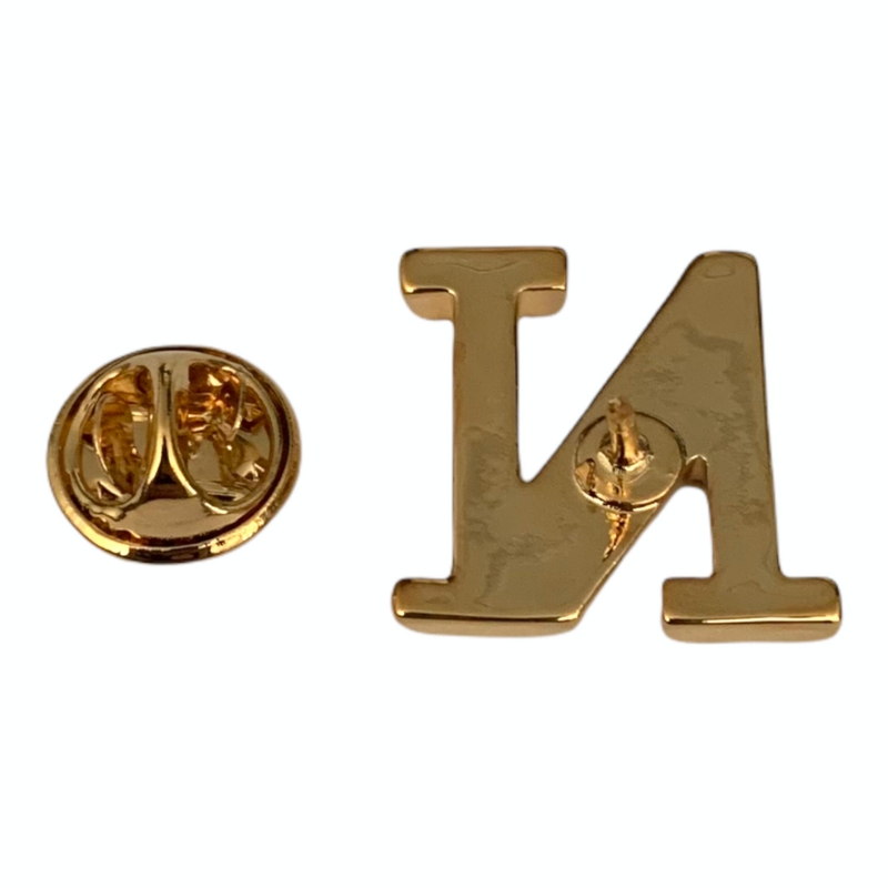 Zlatá brož písmeno N