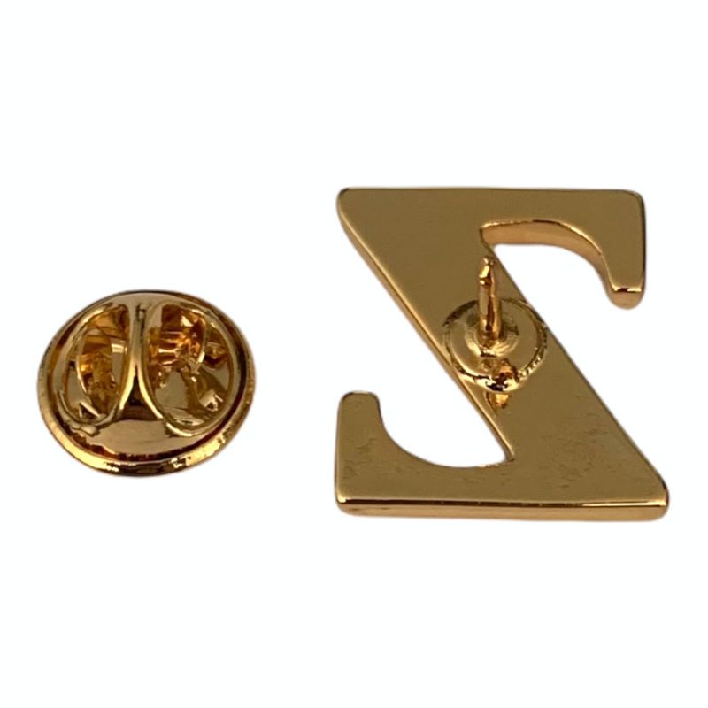 Zlatá brož písmeno Z