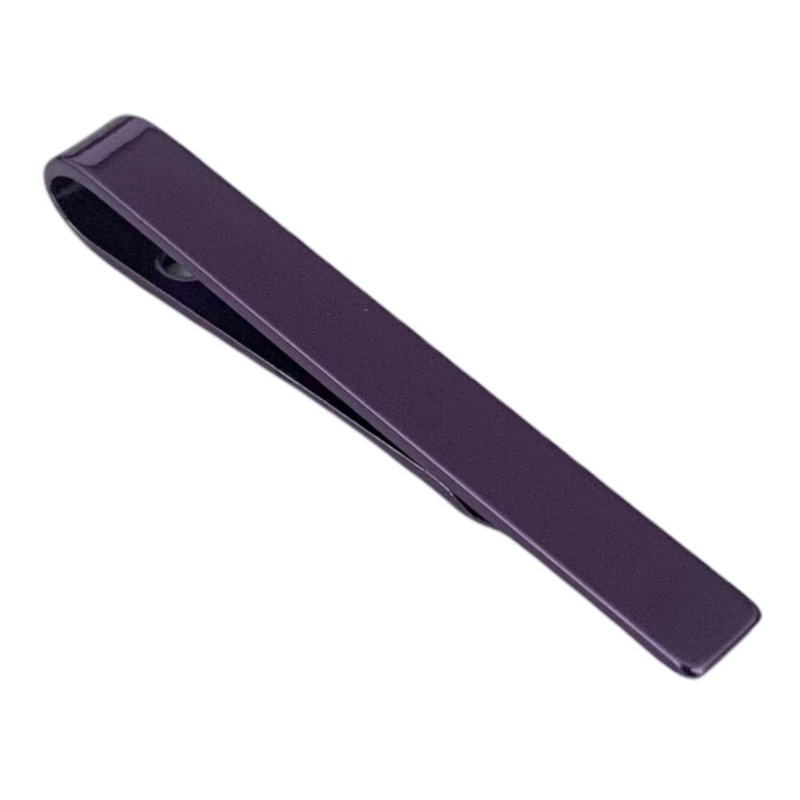 Fialová spona na peníze Medium clip