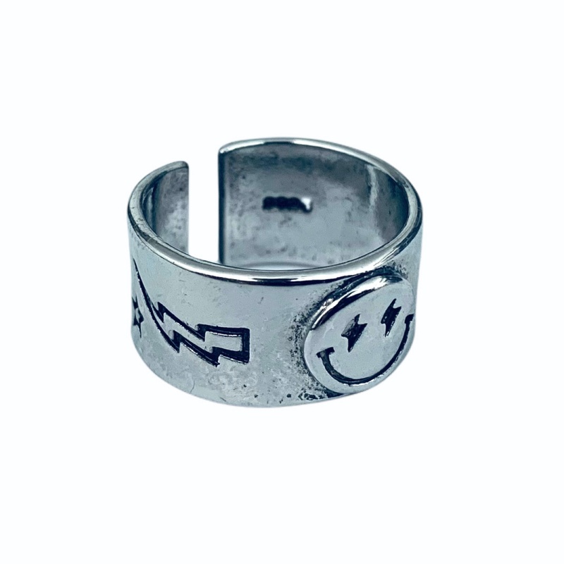 Stříbrný prsten Flash Smile 