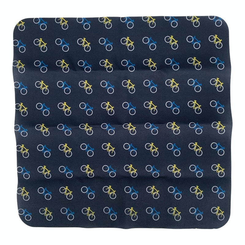 Modrý kapesník do saka Kola - bicykly 