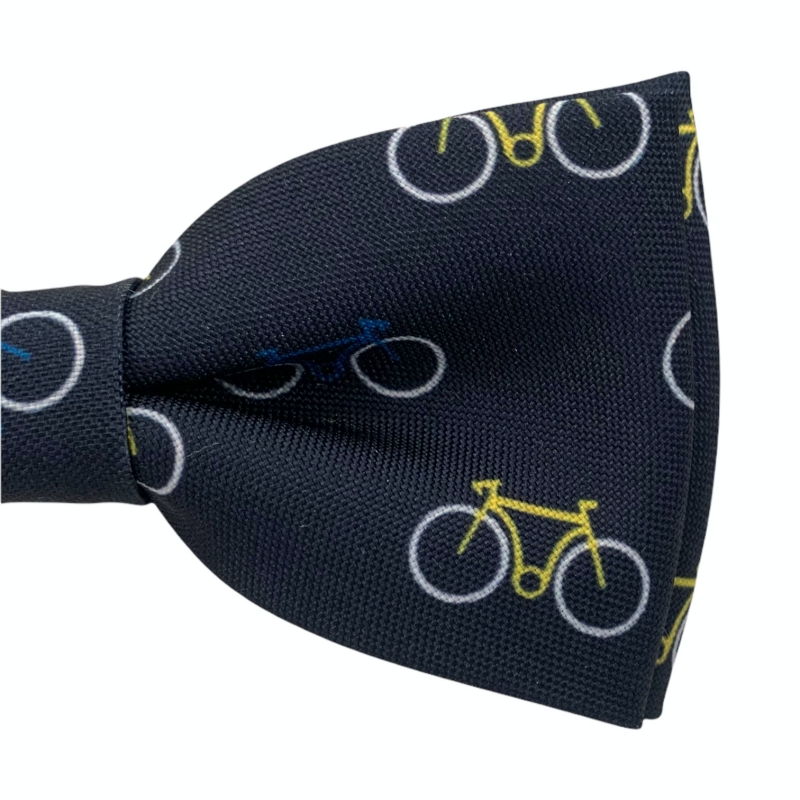 Modrý pánský motýlek Kola - bicykly 