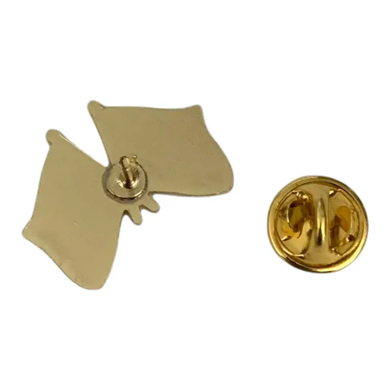 Zlatá brož Vlajka Česko - Maďarsko 