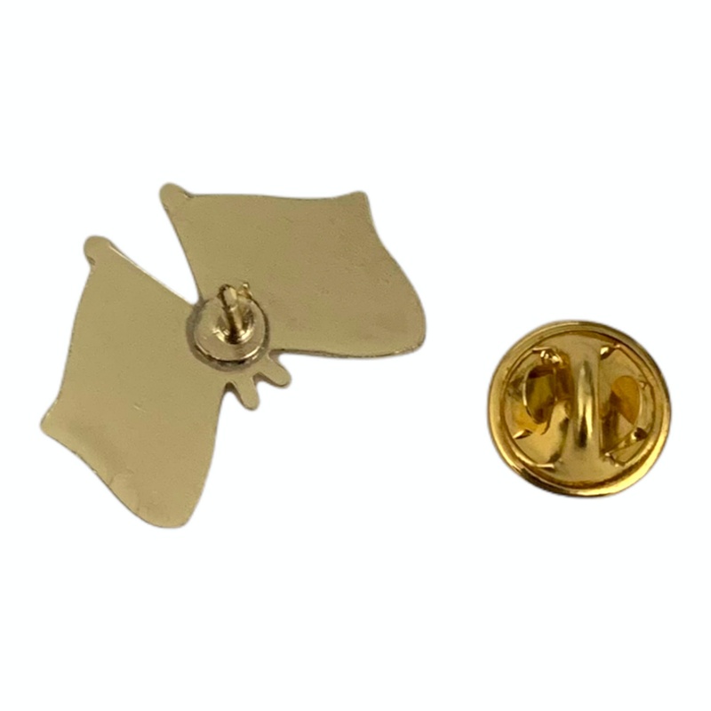 Zlatá brož Vlajka Česko - Vietnam 