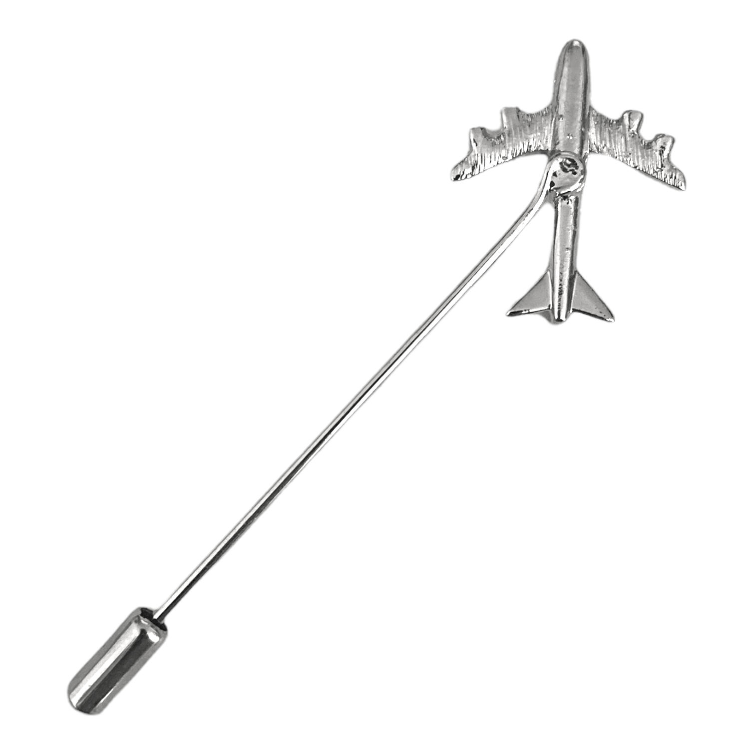 Stříbrná brož Letadlo Boeing - II. jakost