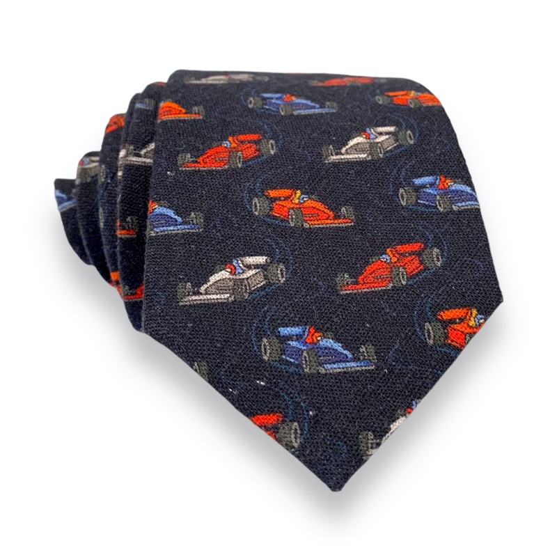 Tmavě modrá kravata Formule 1