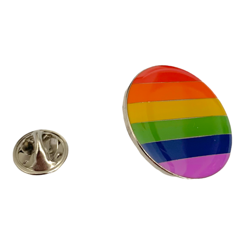 Stříbrná brož Kruh LGBT