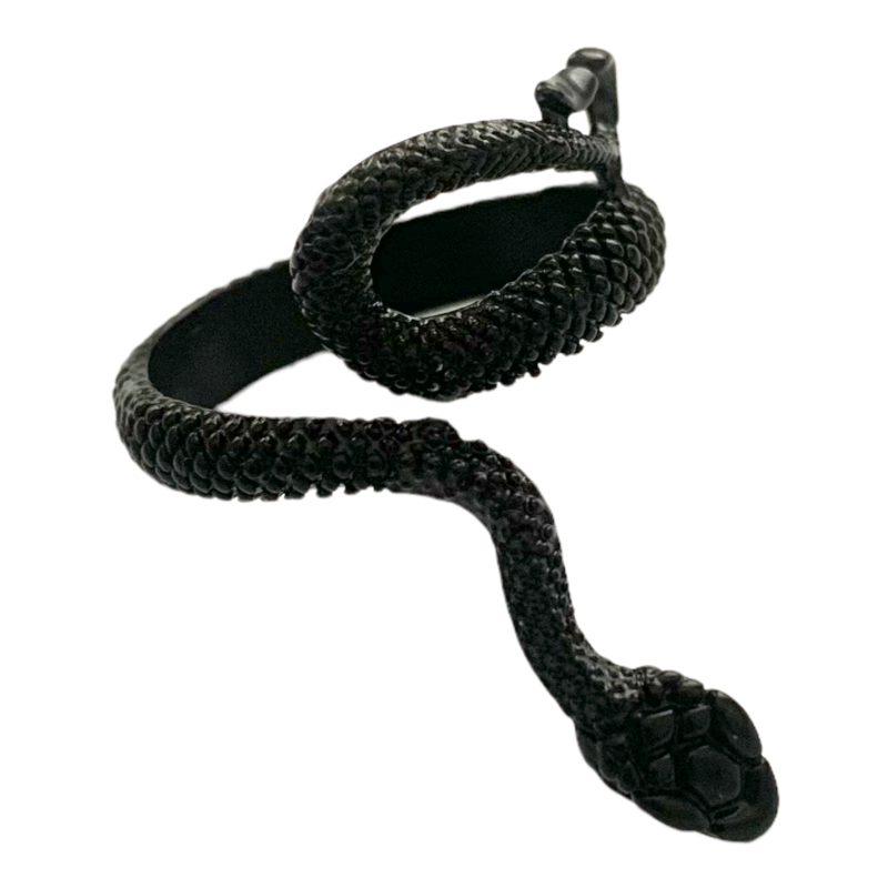 Černý prsten Had zmije 