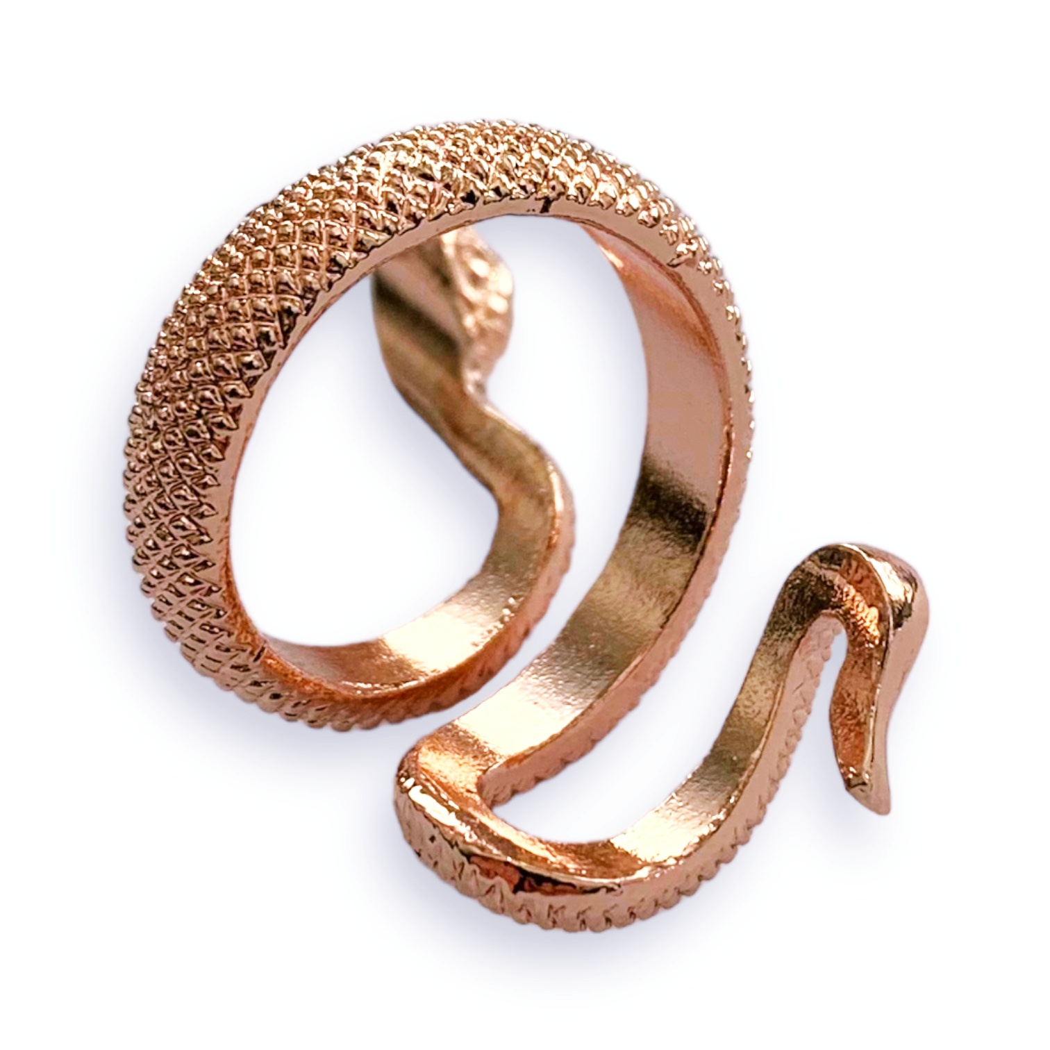 Rose gold prsten Had zmije 