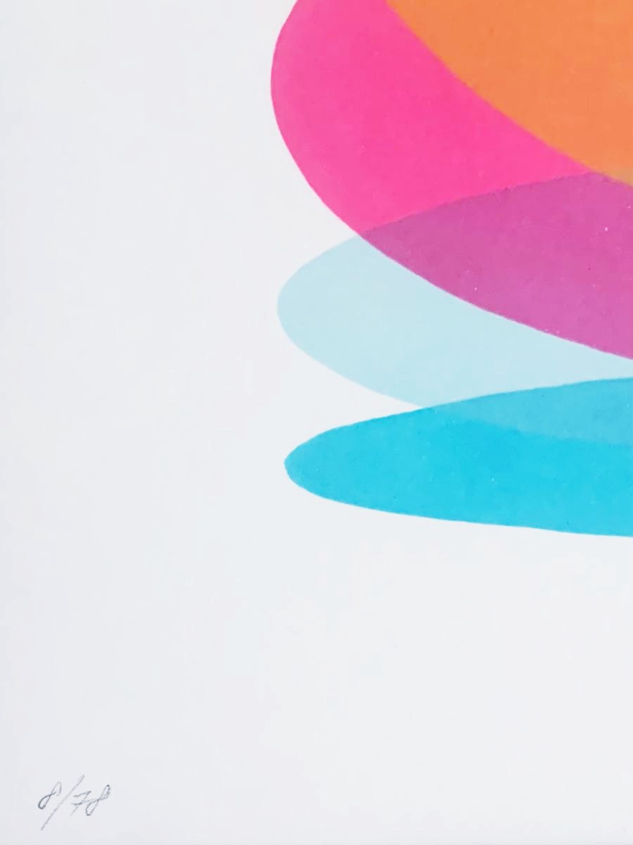 Litografický tisk Rising Ellipse - Jan Kaláb (POINT)