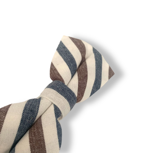 Barevný motýlek Cotton Pruhy I. 