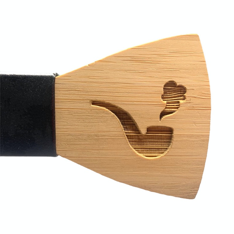 Dřevěný pánský motýlek Dýmka