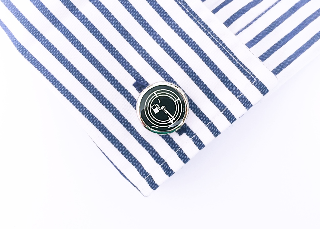 Manžetové knoflíčky Budíky rychlosti a nádrže