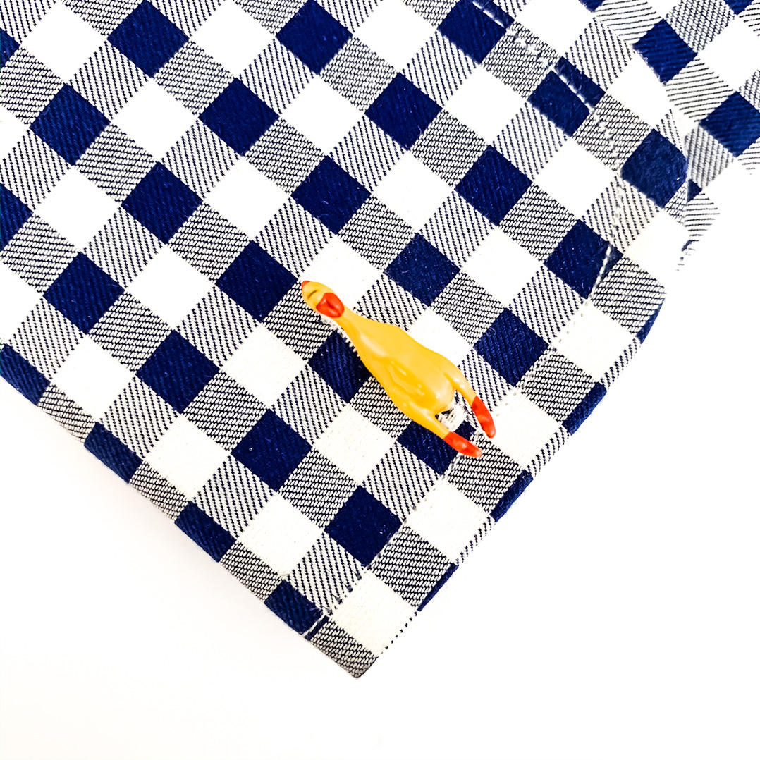 Manžetové knoflíčky Gumová kachna 