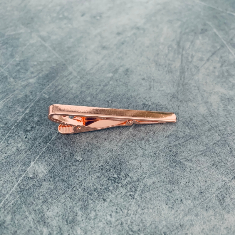 Spona na kravatu - rose gold