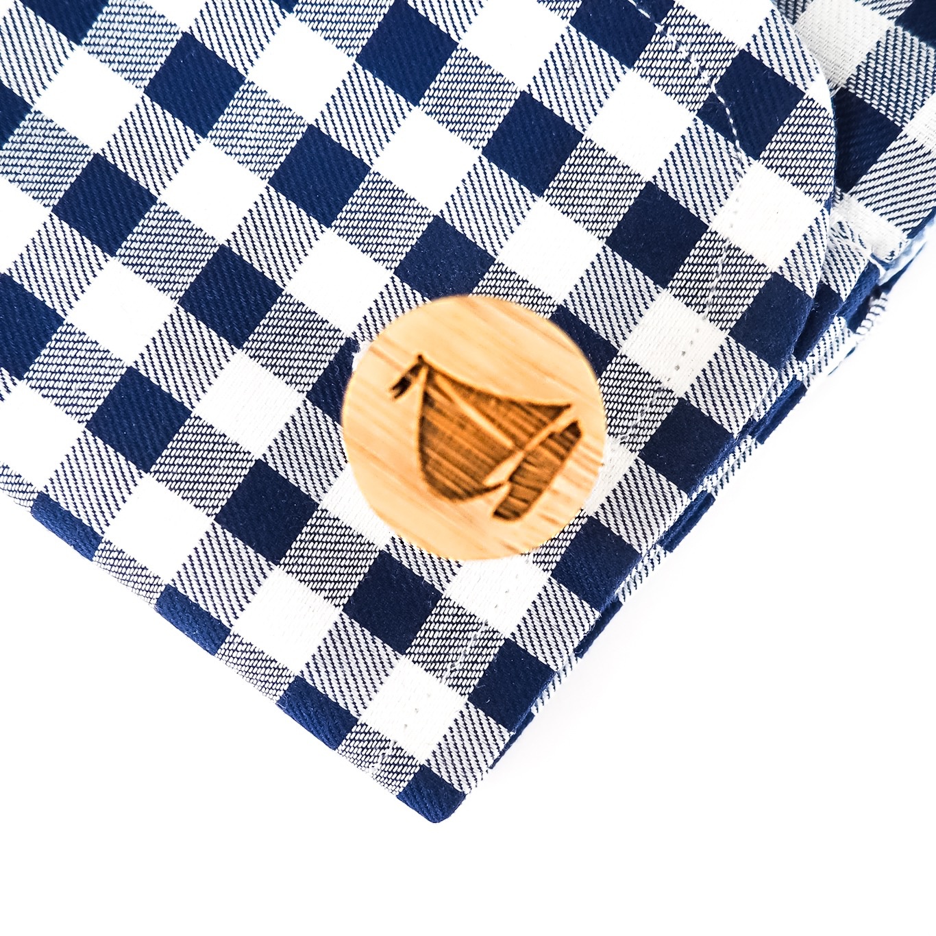 Dřevěné manžetové knoflíčky Lodička 